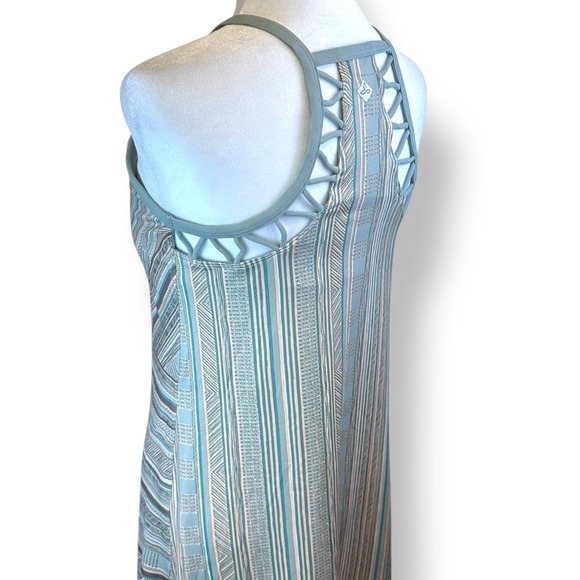 Prana Womens XS Ardor Dress Agave Samba Halter Neck Mini Dress Spaghetti Strap - Picture 10 of 11